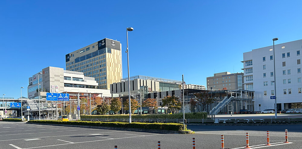 JR 宇都宮駅東口整備地区全景