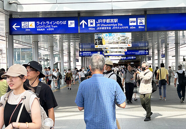 JR 宇都宮駅東口自由通路